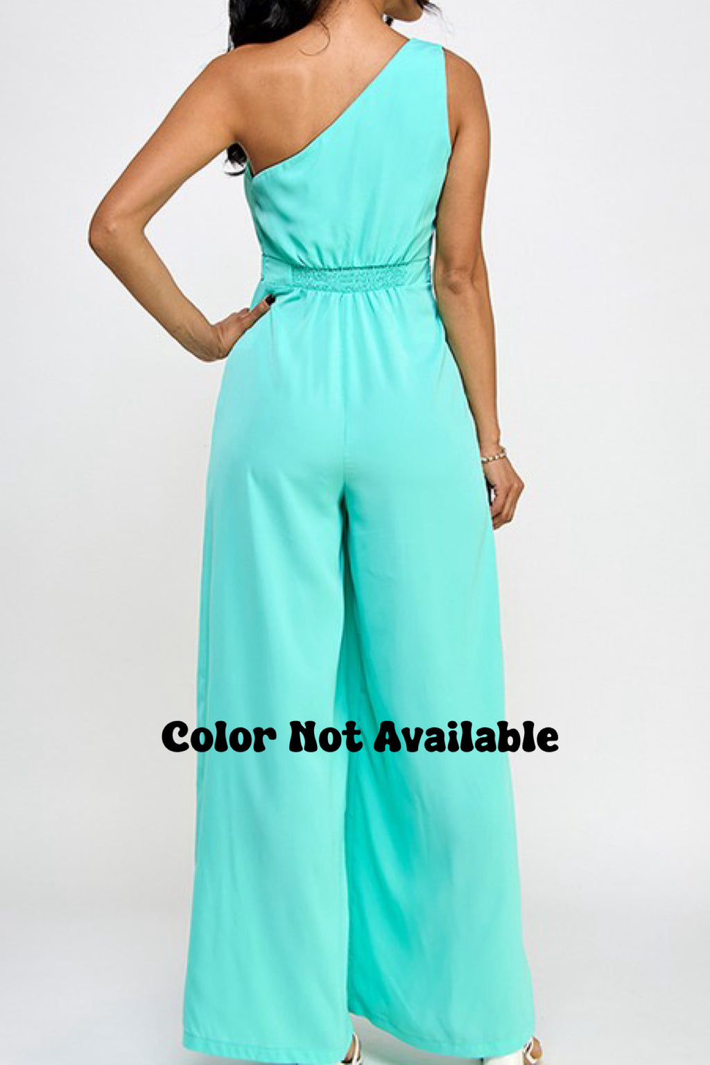 One Shoulder Lolly Jumpsuit