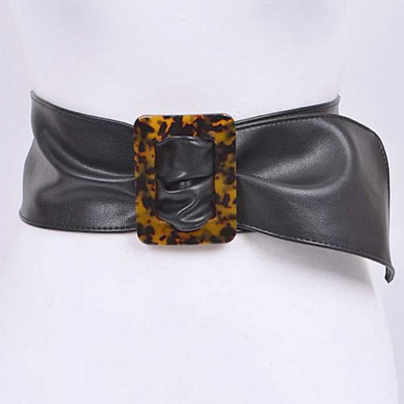 RESIN TURTOISE BUCKLE BELT