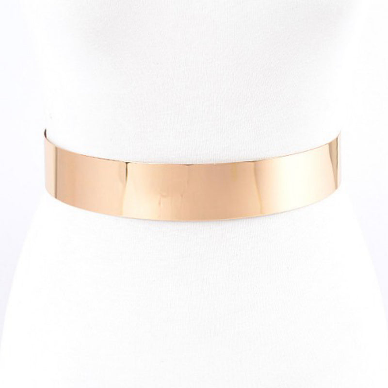 METAL PLATE ICONIC BELT