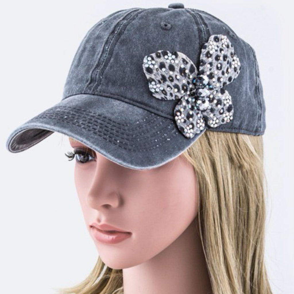 CRYSTAL BUTTERFLY CAP