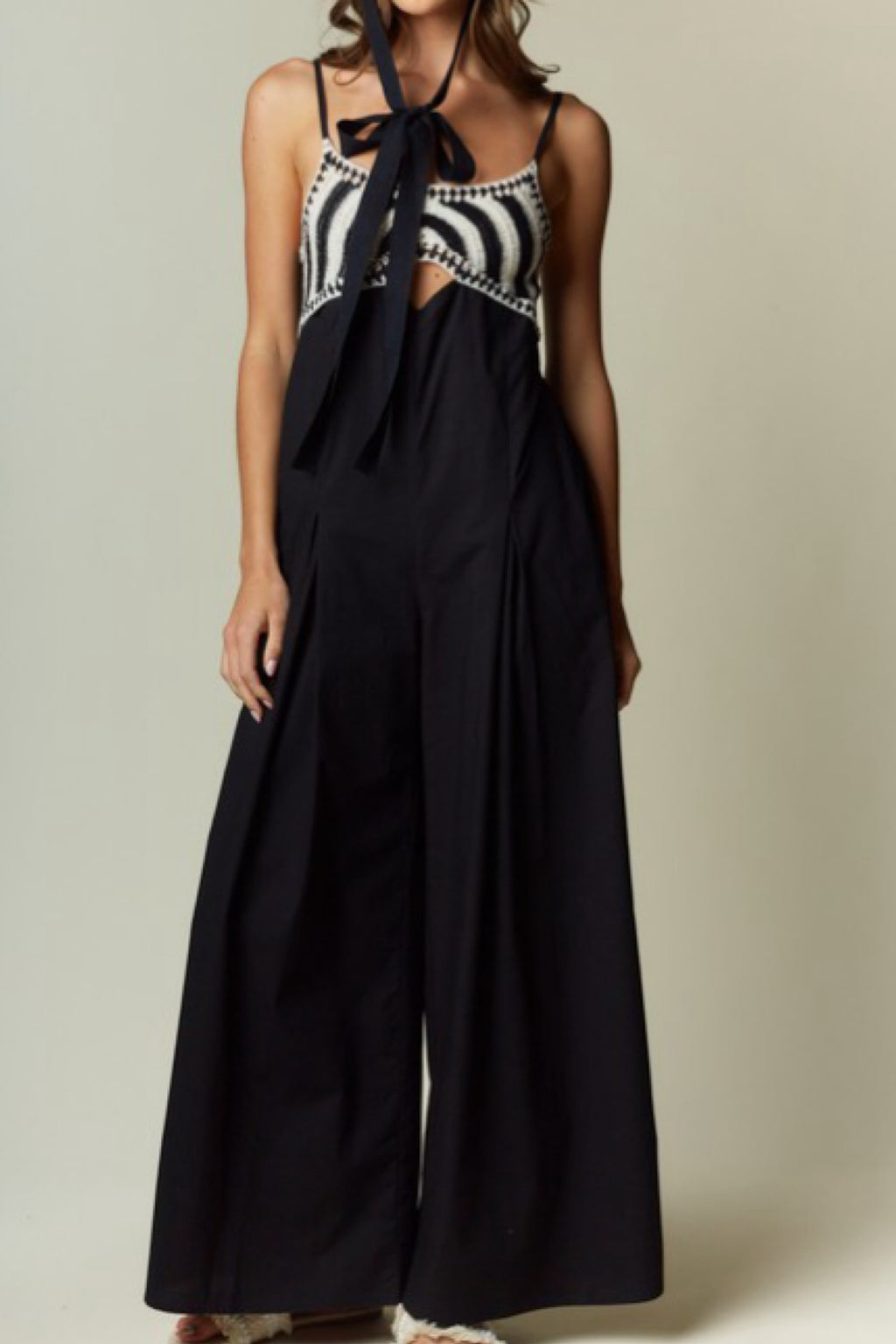 CROCHET ON JUMPSUIT
