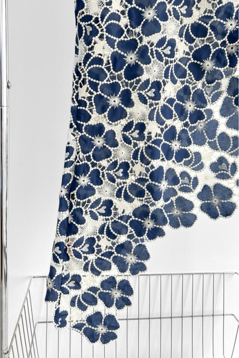 ASYMMETRIC LACE TOP