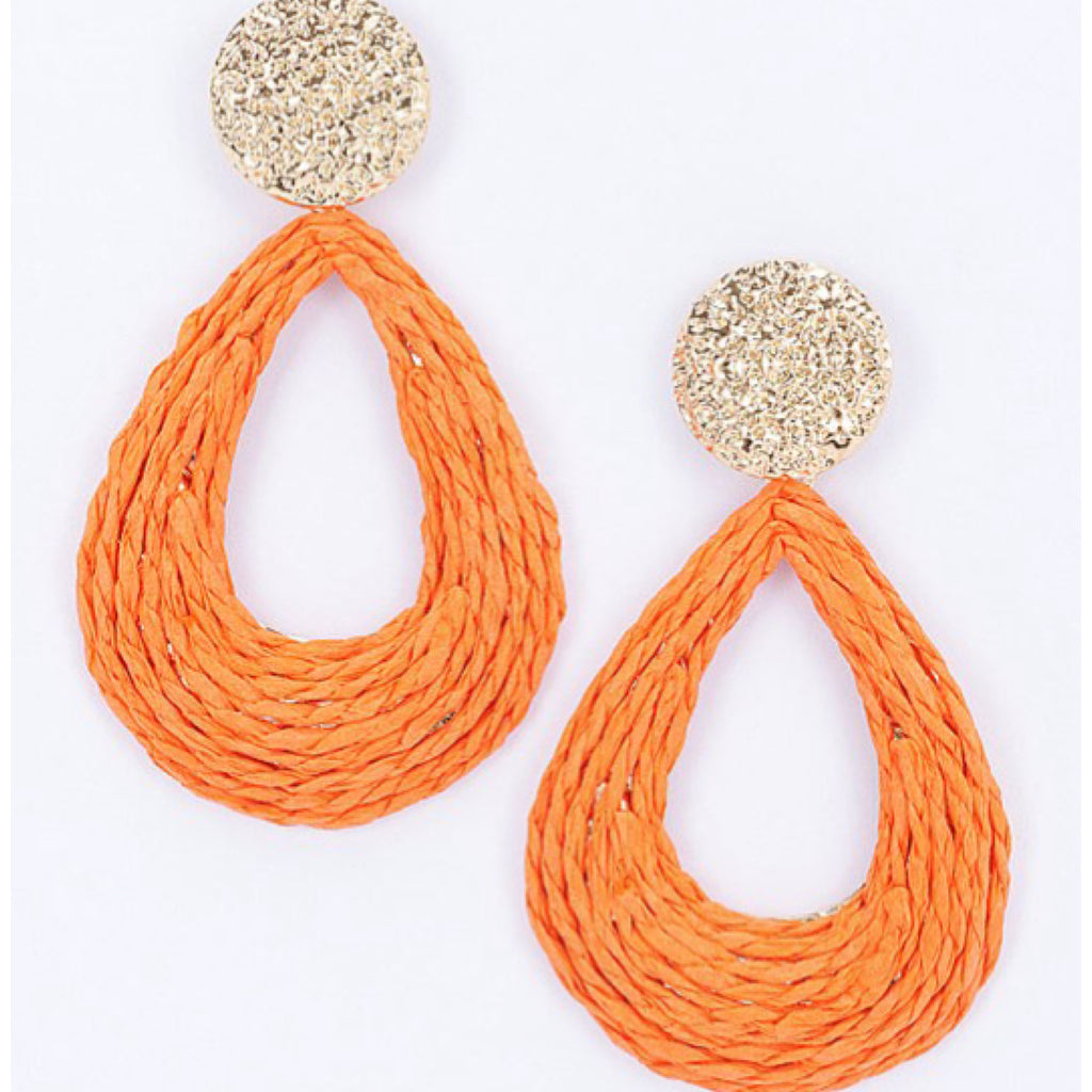 COLORED PAPER EARRINGS