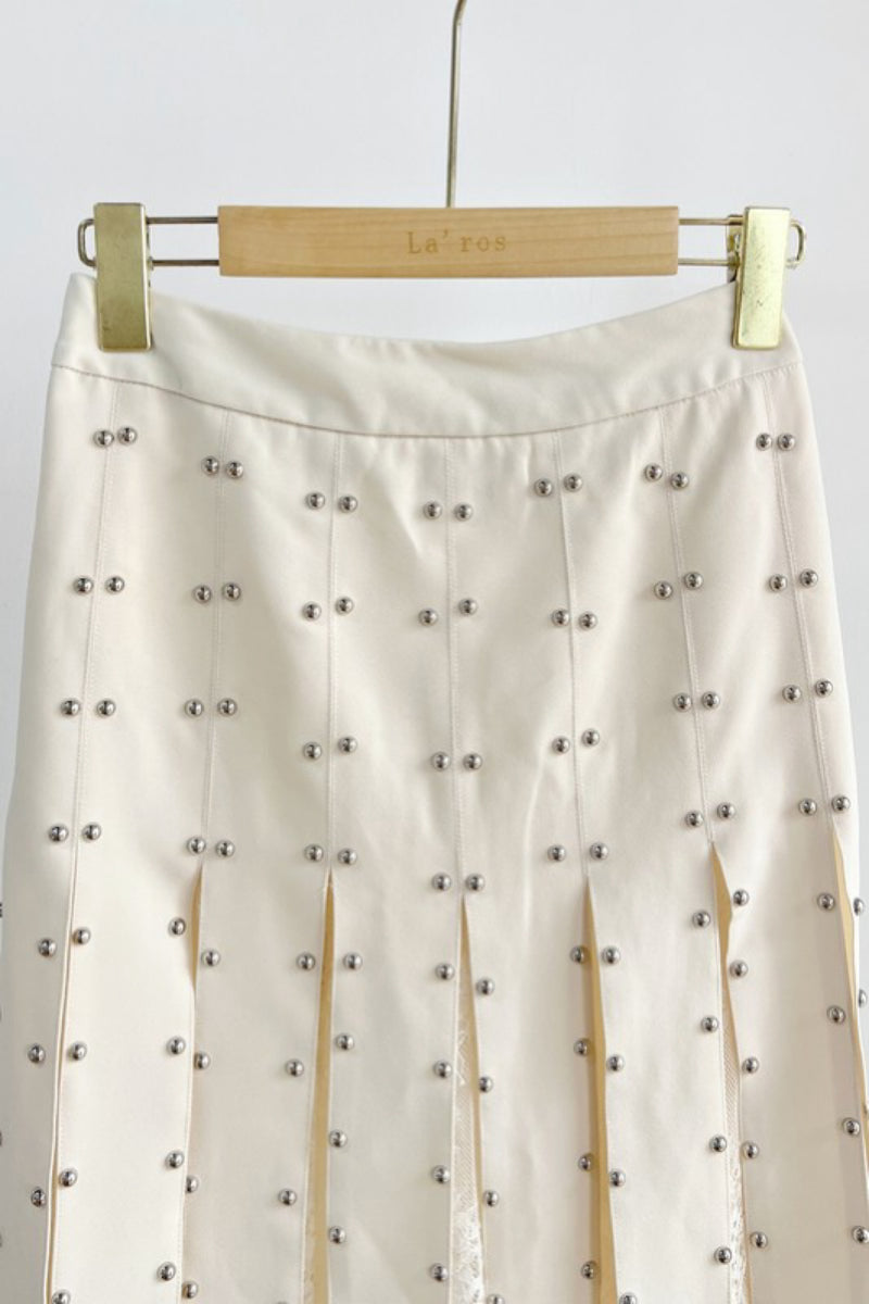 BEADED & LACE LUX SKIRT