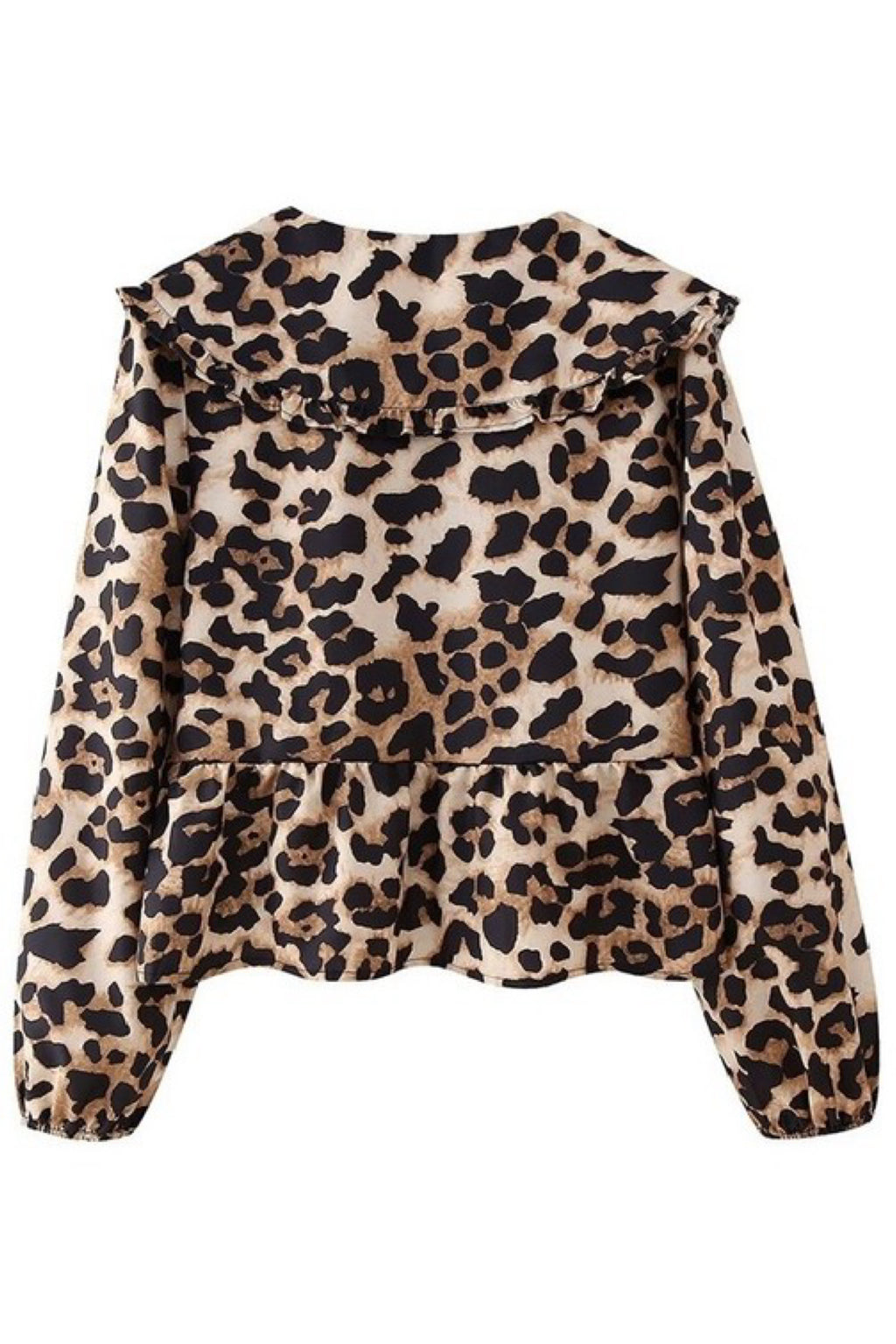 LEOPARD PRINT BOW TOP