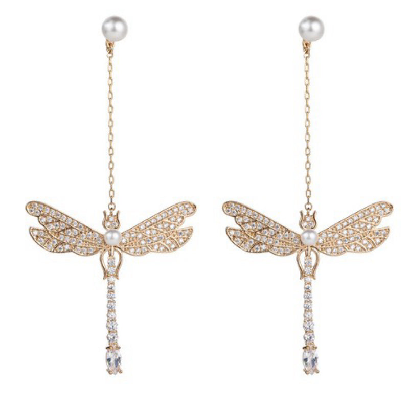 DRAGONFLY DROP EARRINGS