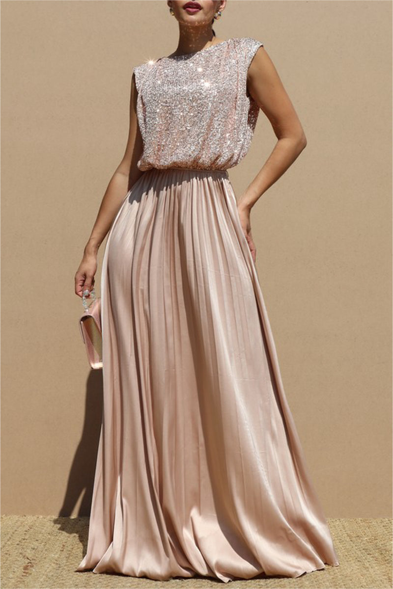 SEQUIN TOP FORMAL DRESS