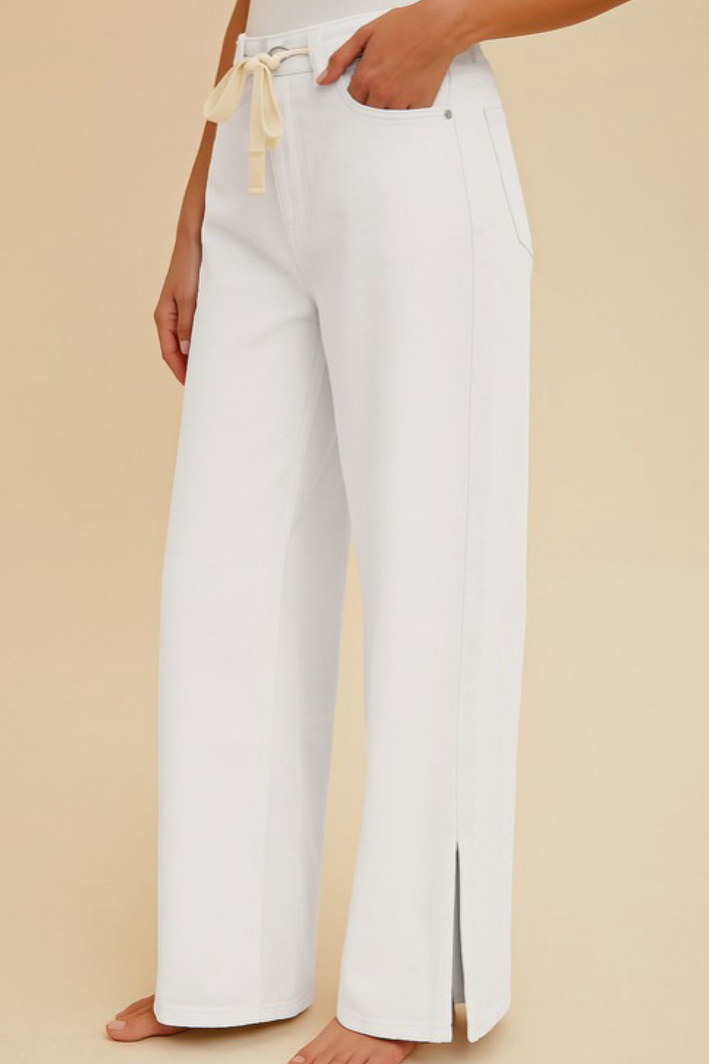 FANCY STRAP DETAIL DENIM