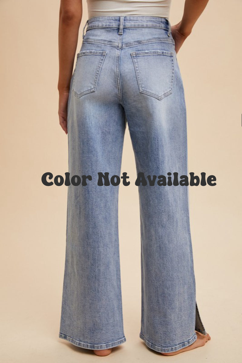 FANCY STRAP DETAIL DENIM