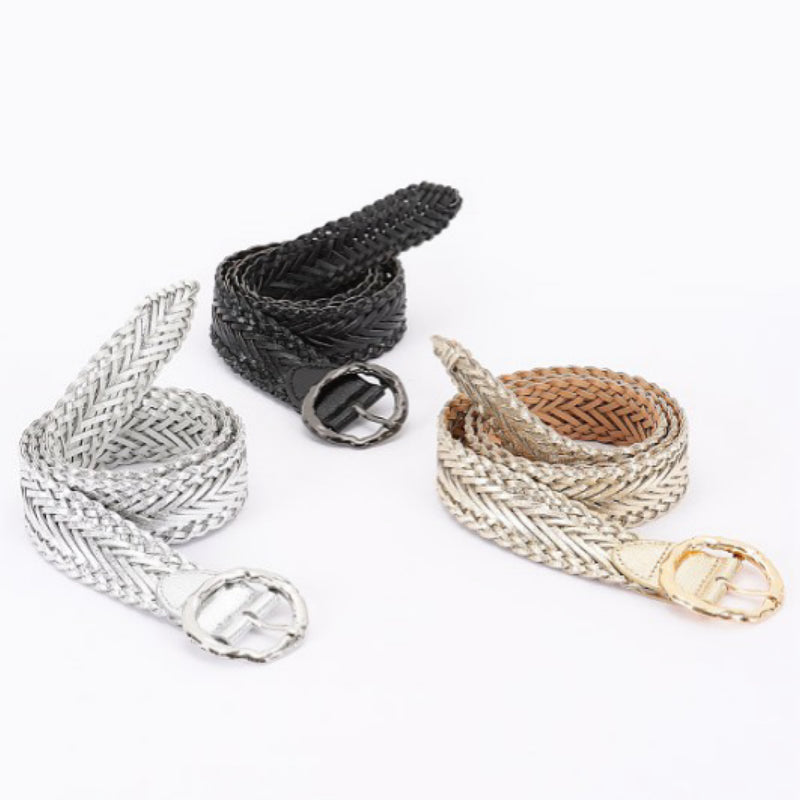 FAUX BRAIDED BELT
