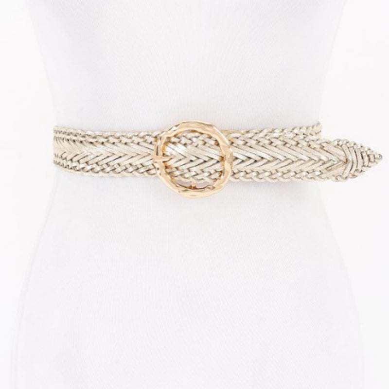 FAUX BRAIDED BELT
