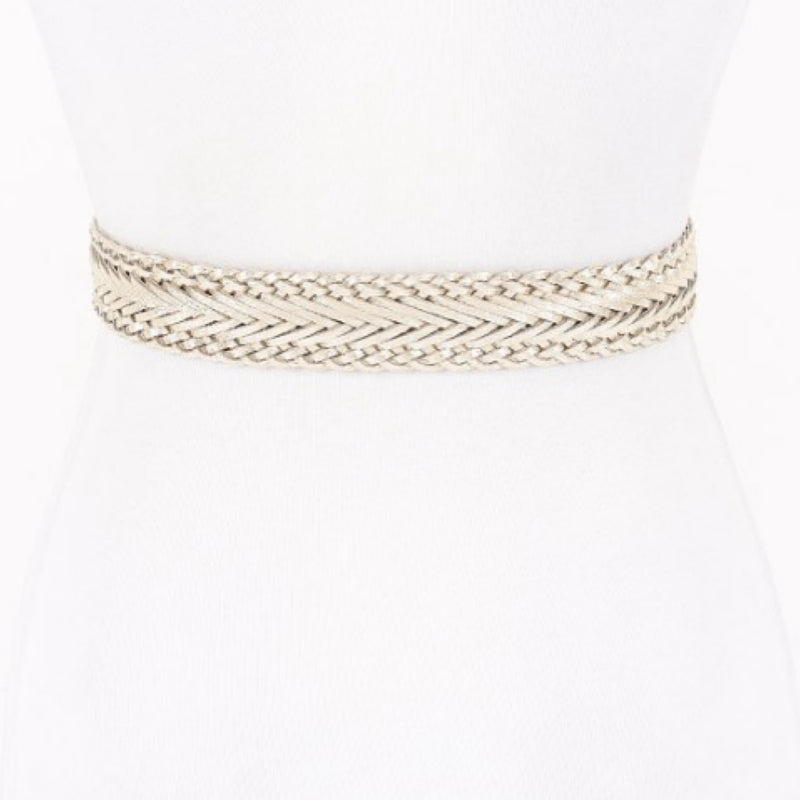 FAUX BRAIDED BELT