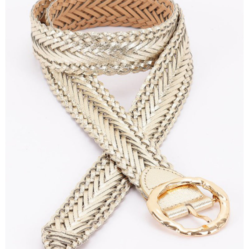 FAUX BRAIDED BELT