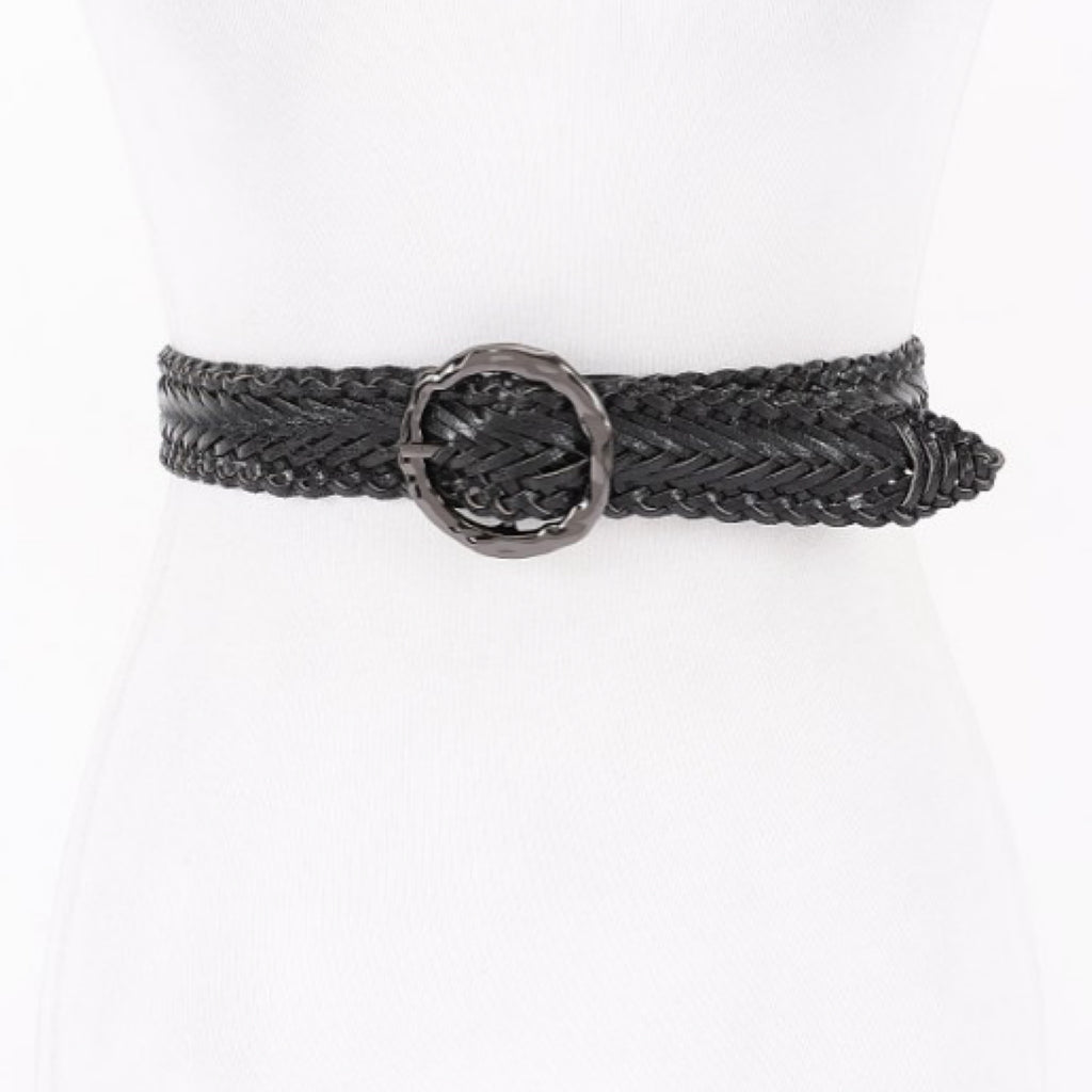 FAUX BRAIDED BELT
