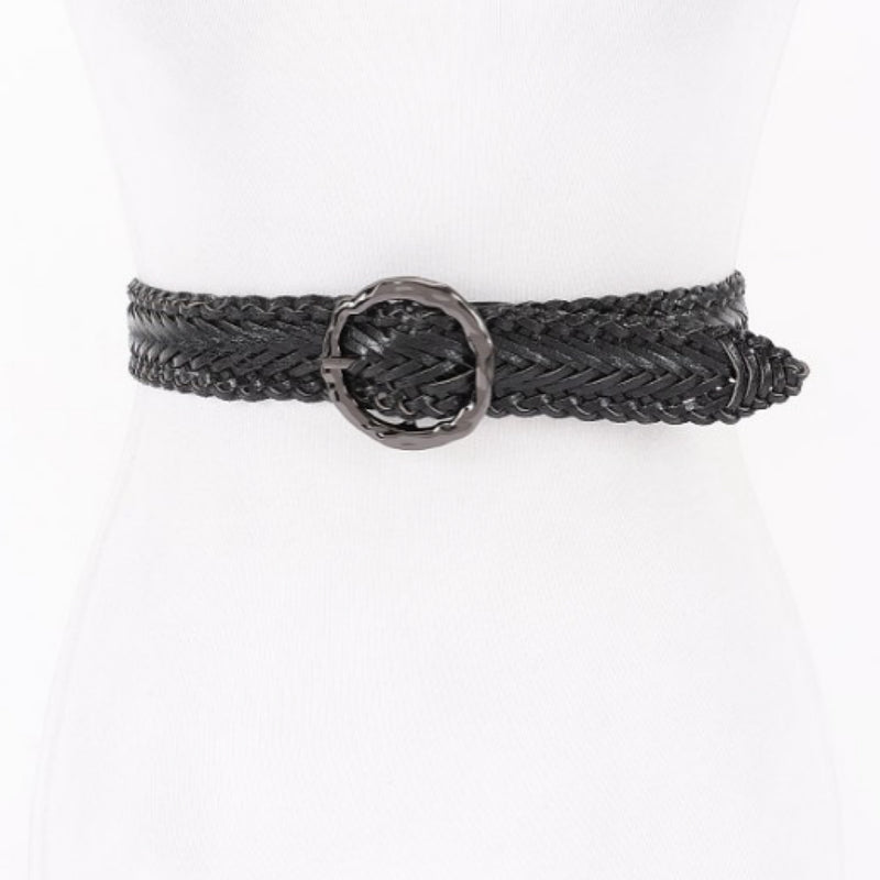 FAUX BRAIDED BELT