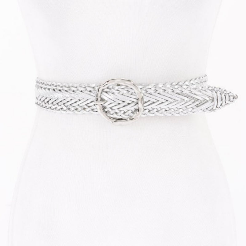FAUX BRAIDED BELT