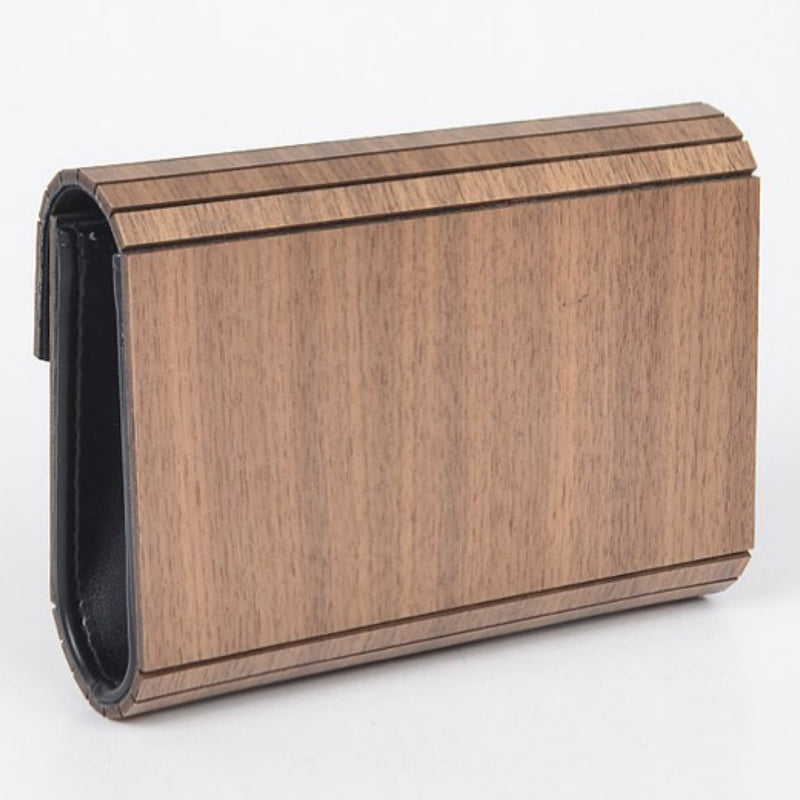 WOODEN LIKE CLUTCH