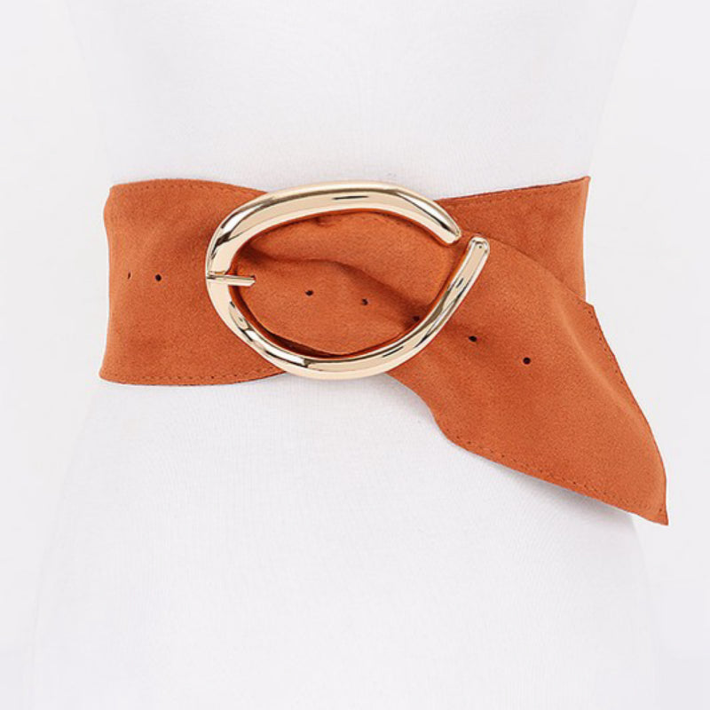 SUEDE FANCY BUCKLE BELT