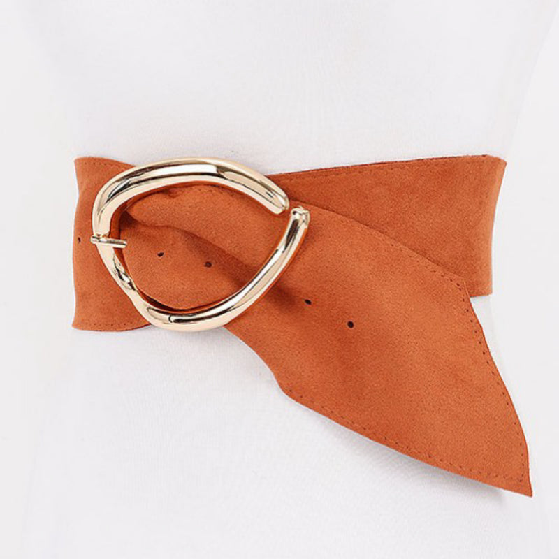 SUEDE FANCY BUCKLE BELT