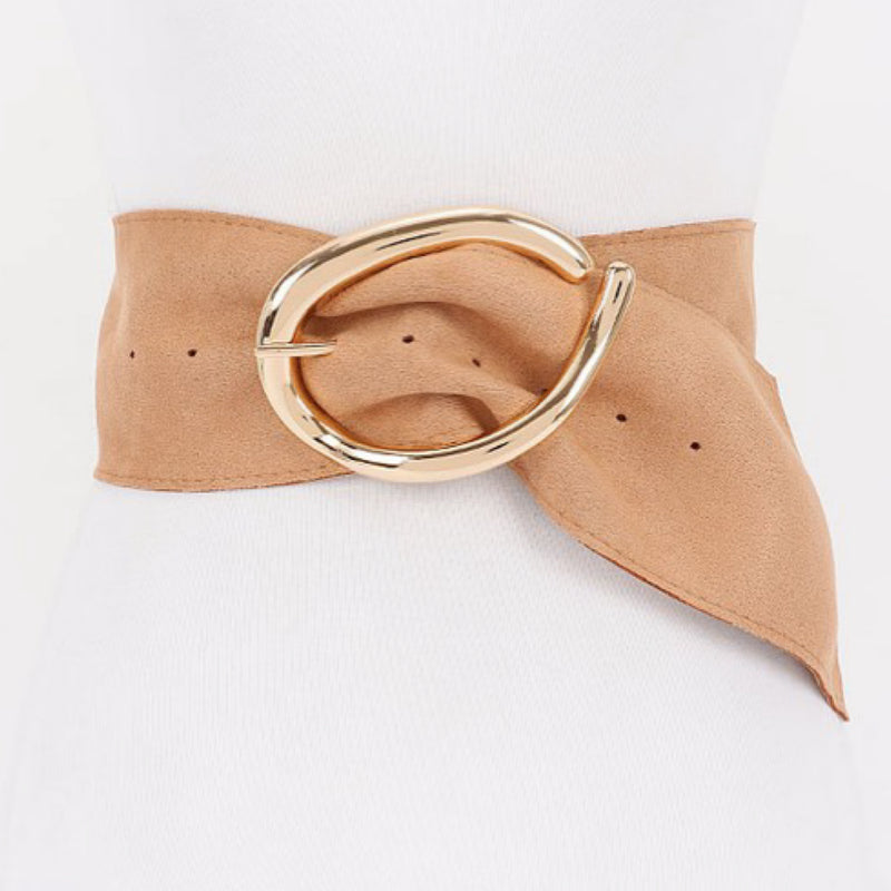 SUEDE FANCY BUCKLE BELT