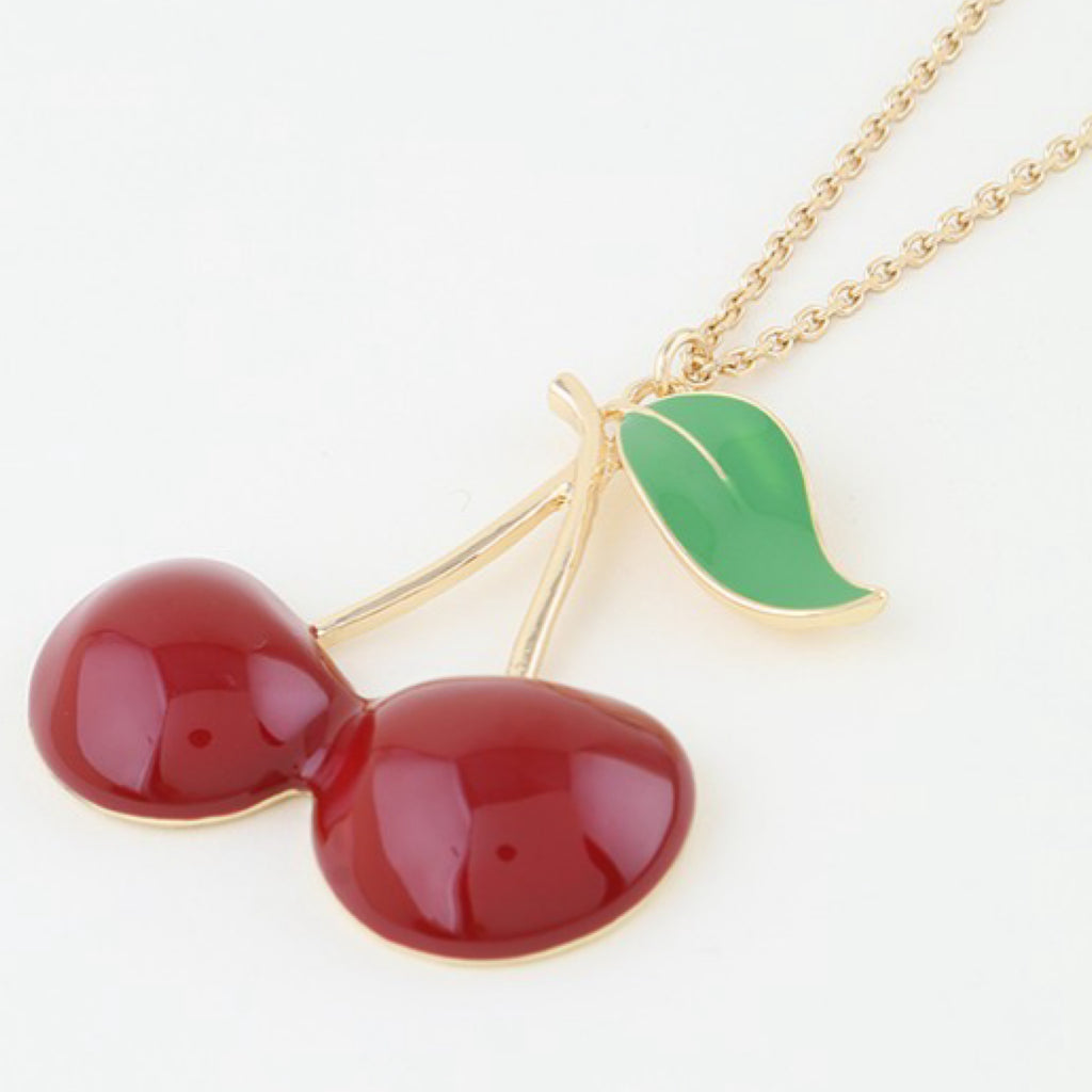 CHERRY CHARM NECKLACE