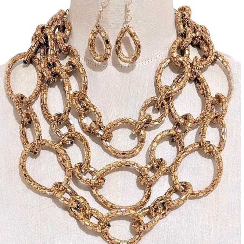 STATEMENT LAYER NECKLACE SET