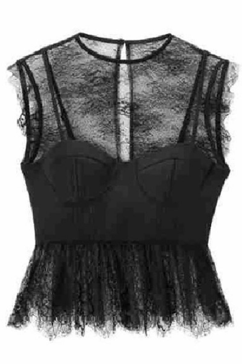 CHIC LACE CORSET TOP