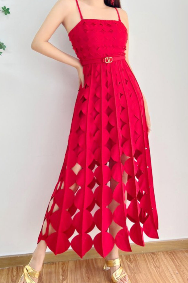 CIRCLES CUTOUT DRESS