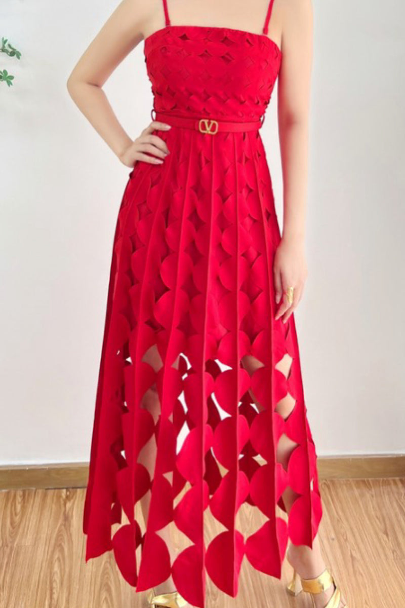 CIRCLES CUTOUT DRESS