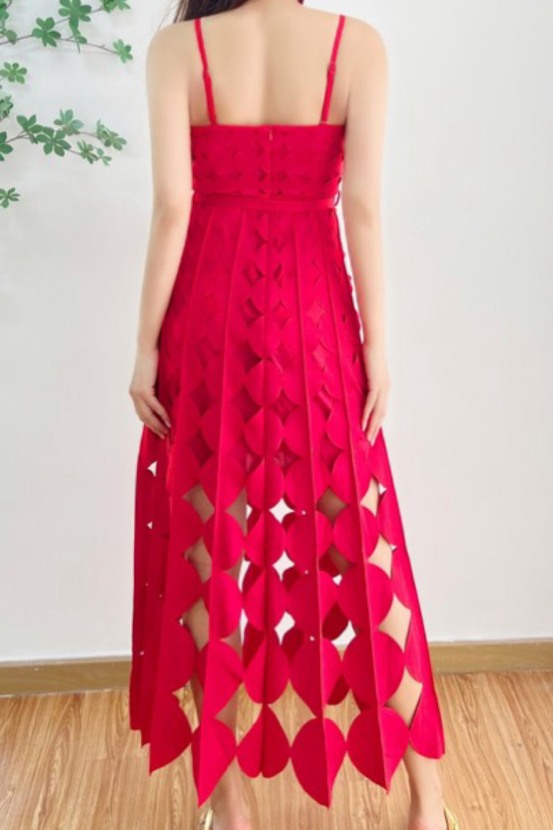 CIRCLES CUTOUT DRESS