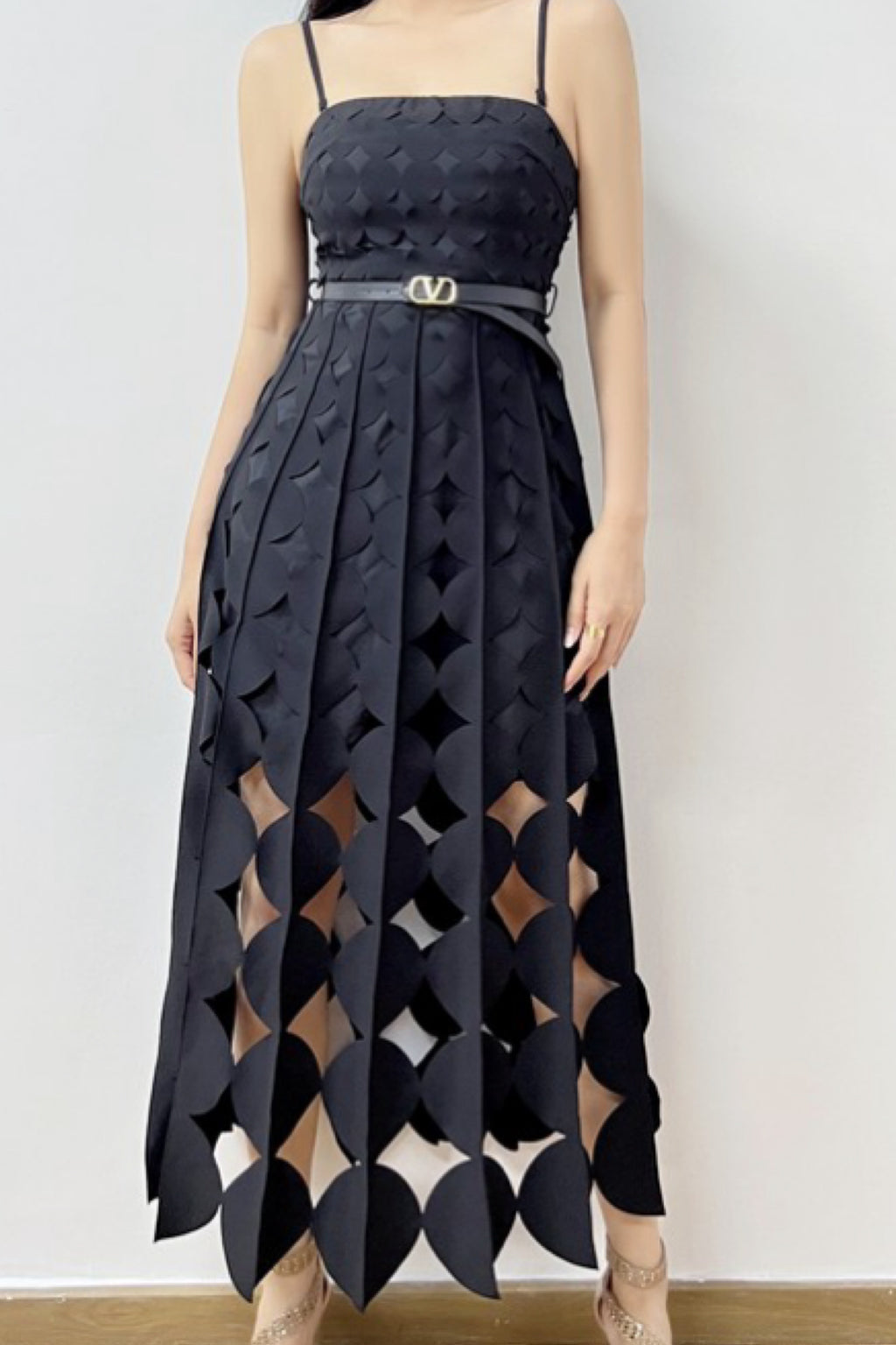 CIRCLES CUTOUT DRESS