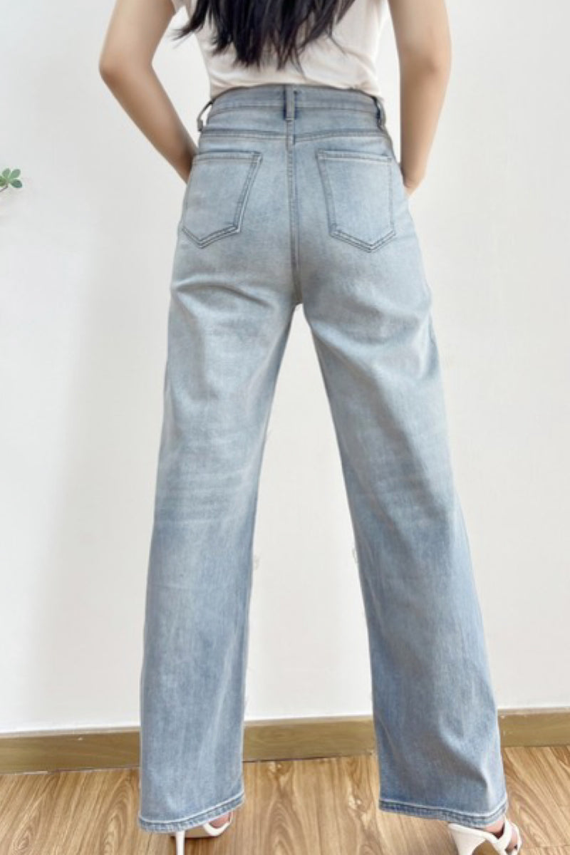 LACE ON DENIM DENIM
