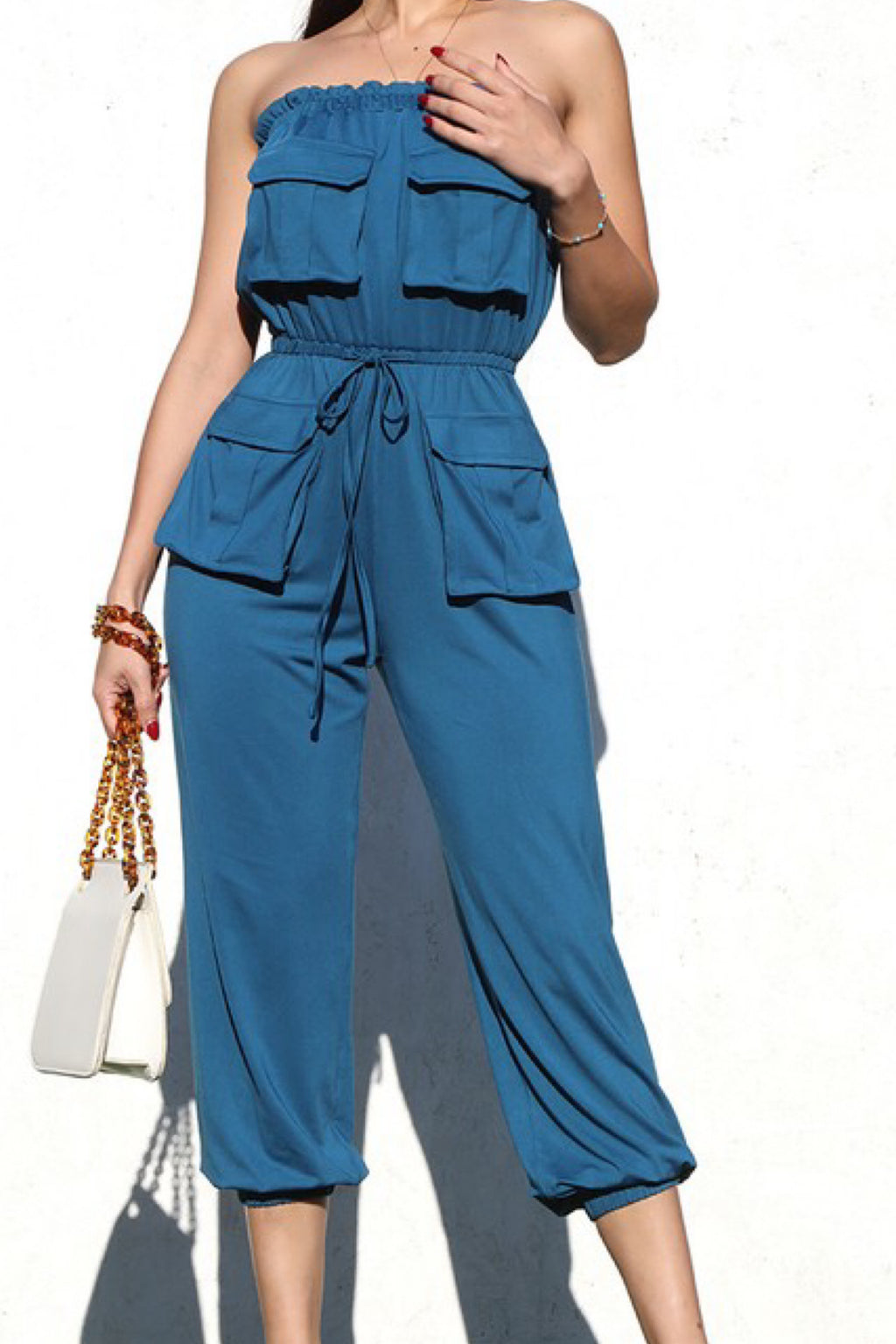 TUBE & POCKETS JUMPSUIT