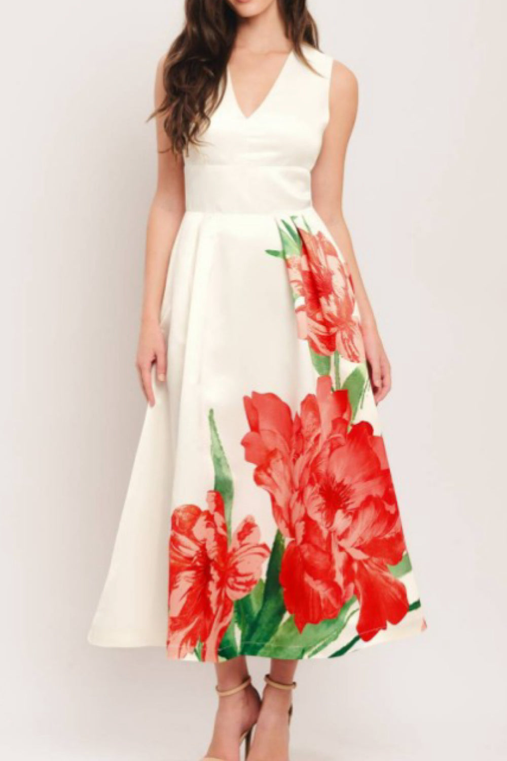 WHITE & RED