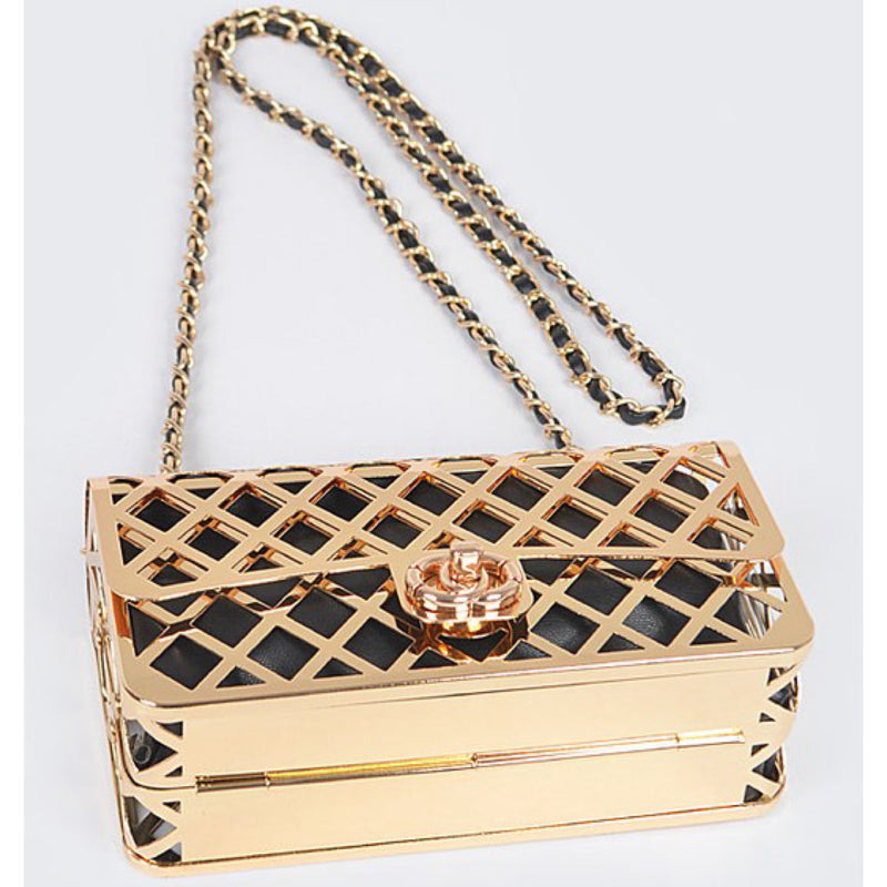 CAGE POUCH CLUTCH