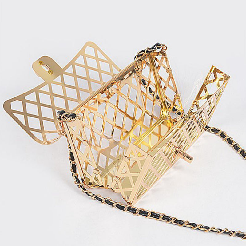 CAGE POUCH CLUTCH