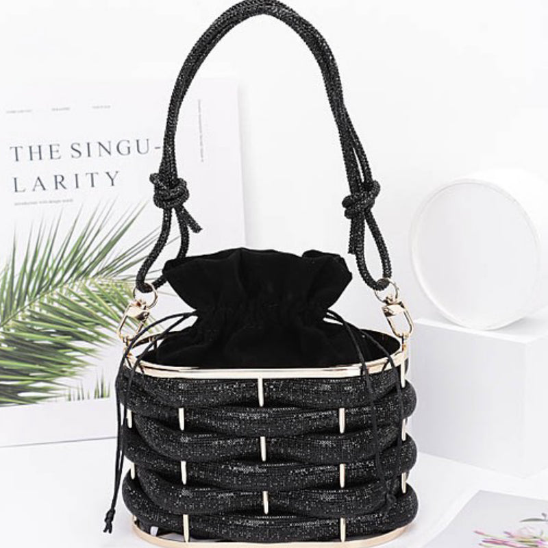 BRAIDED BLIN BUCKET BAG