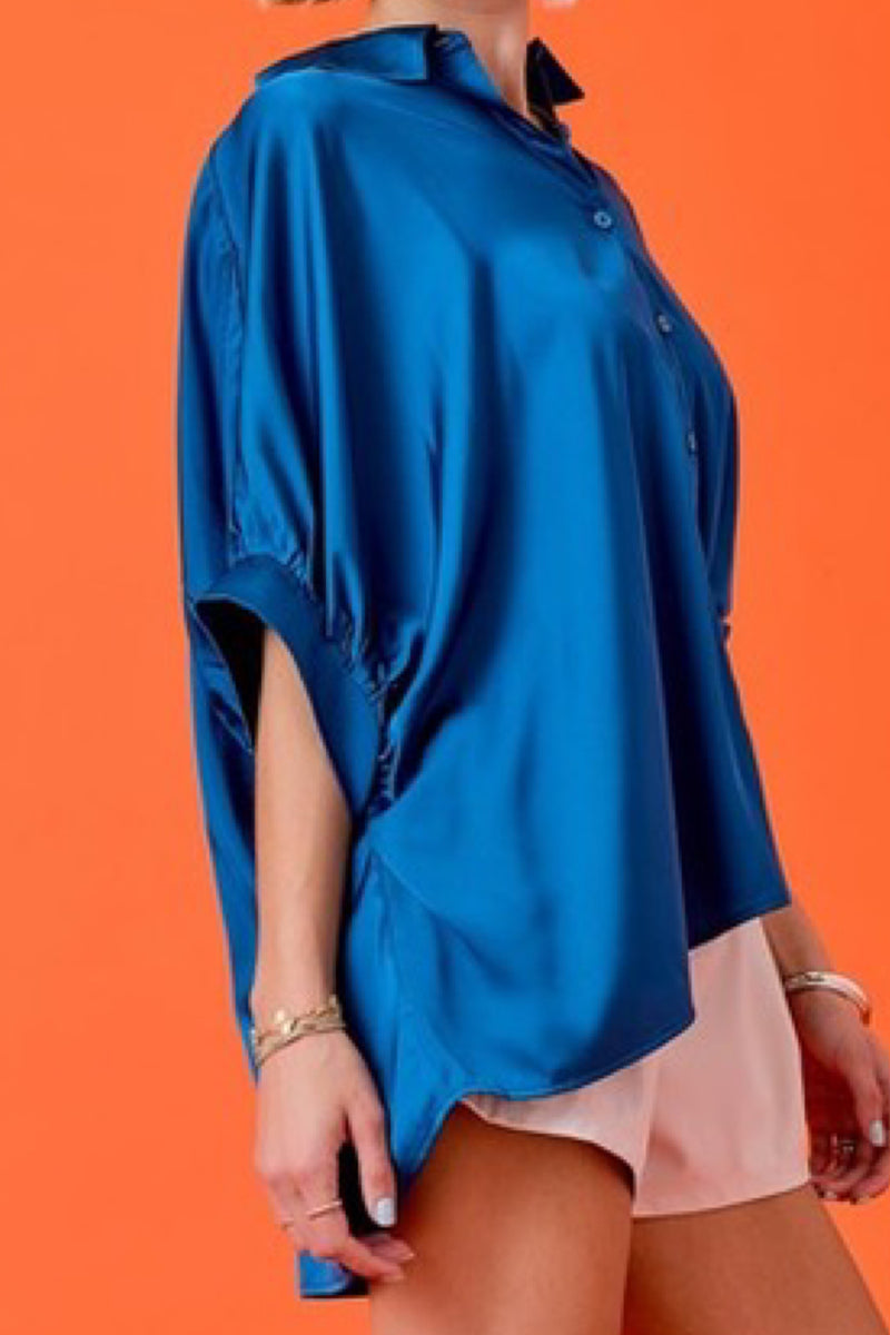 MOONLIGHT SATIN TOP