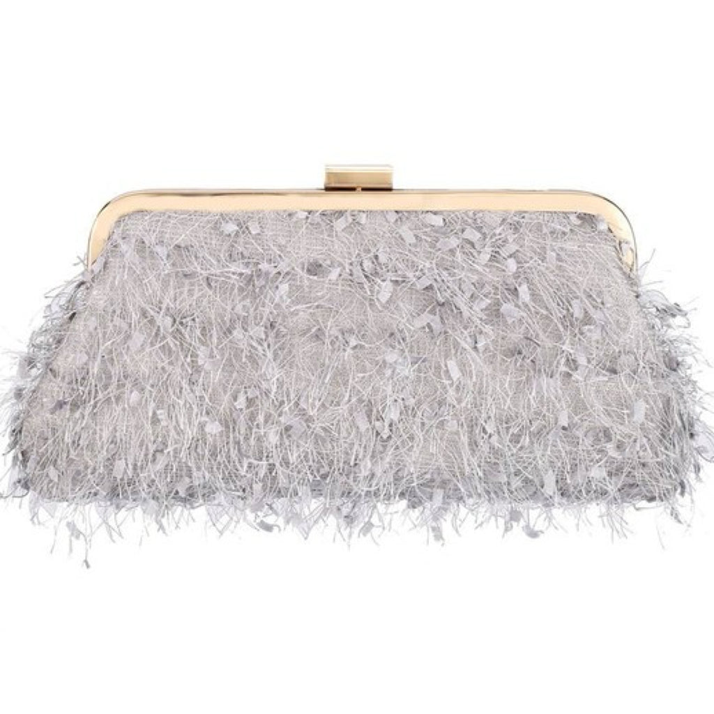 FANCY FRINGE CLUTCH