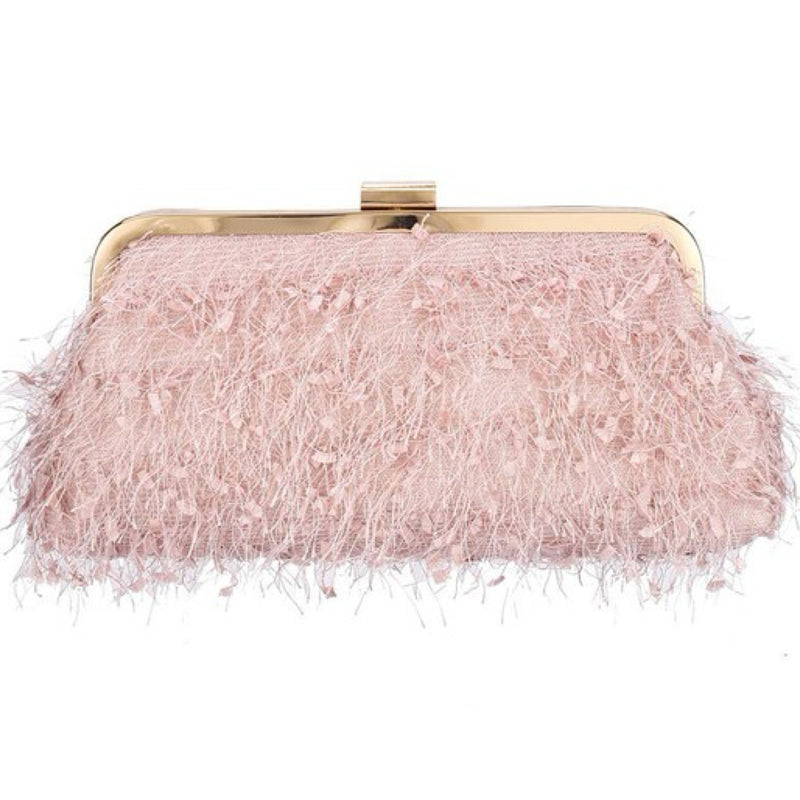 FANCY FRINGE CLUTCH