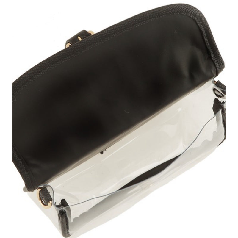 STRAW & CLEAR CROSSBODY