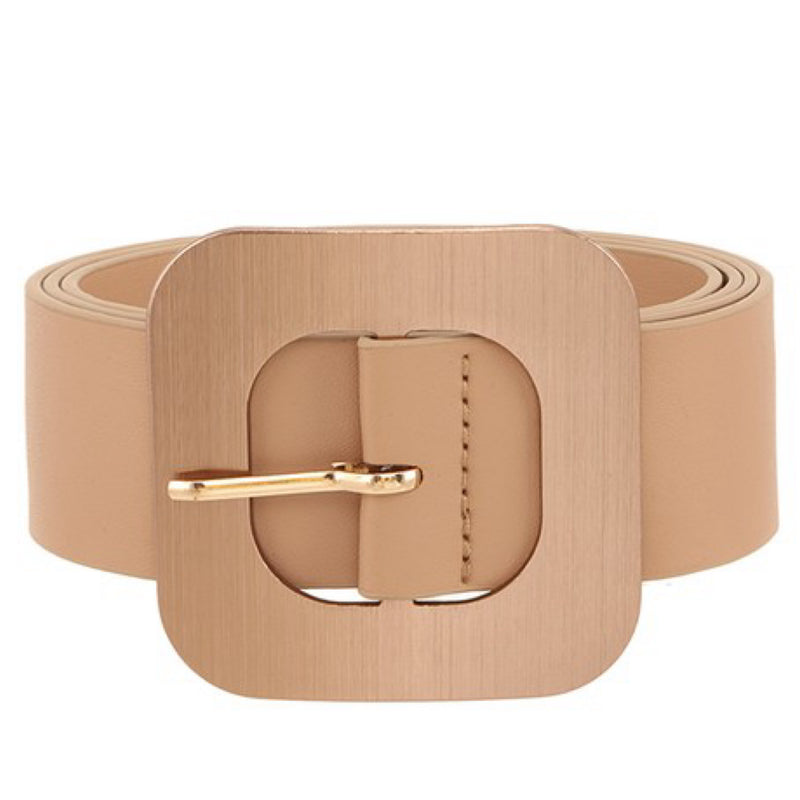 SQUARE METAL BUCKLE BELT