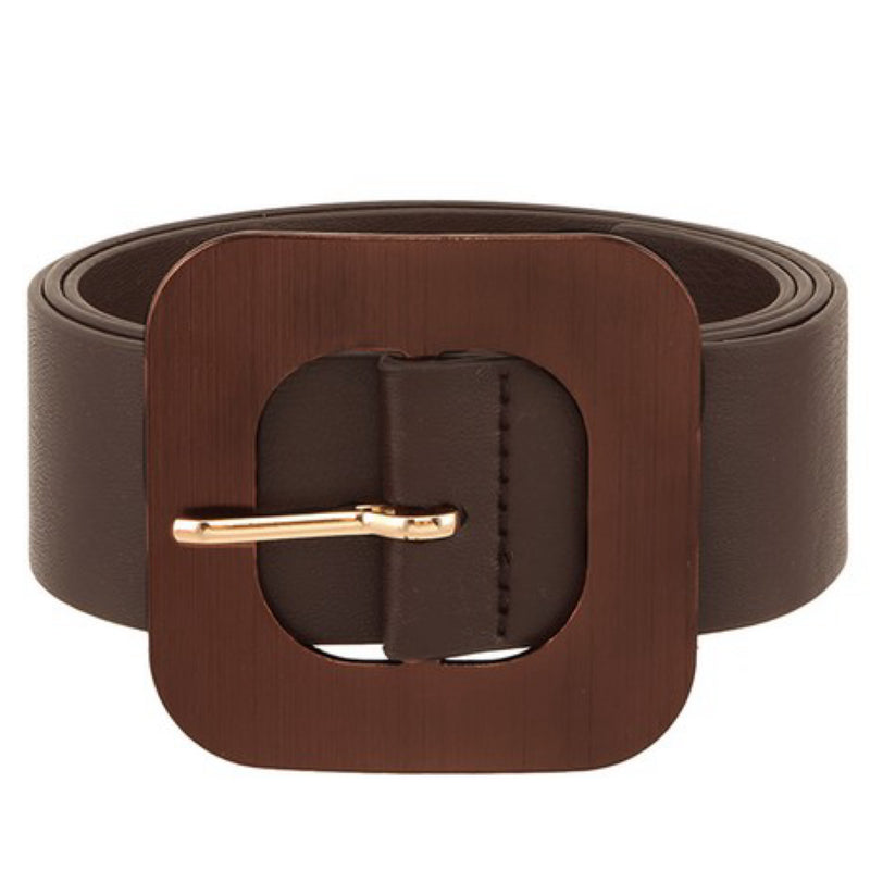 SQUARE METAL BUCKLE BELT