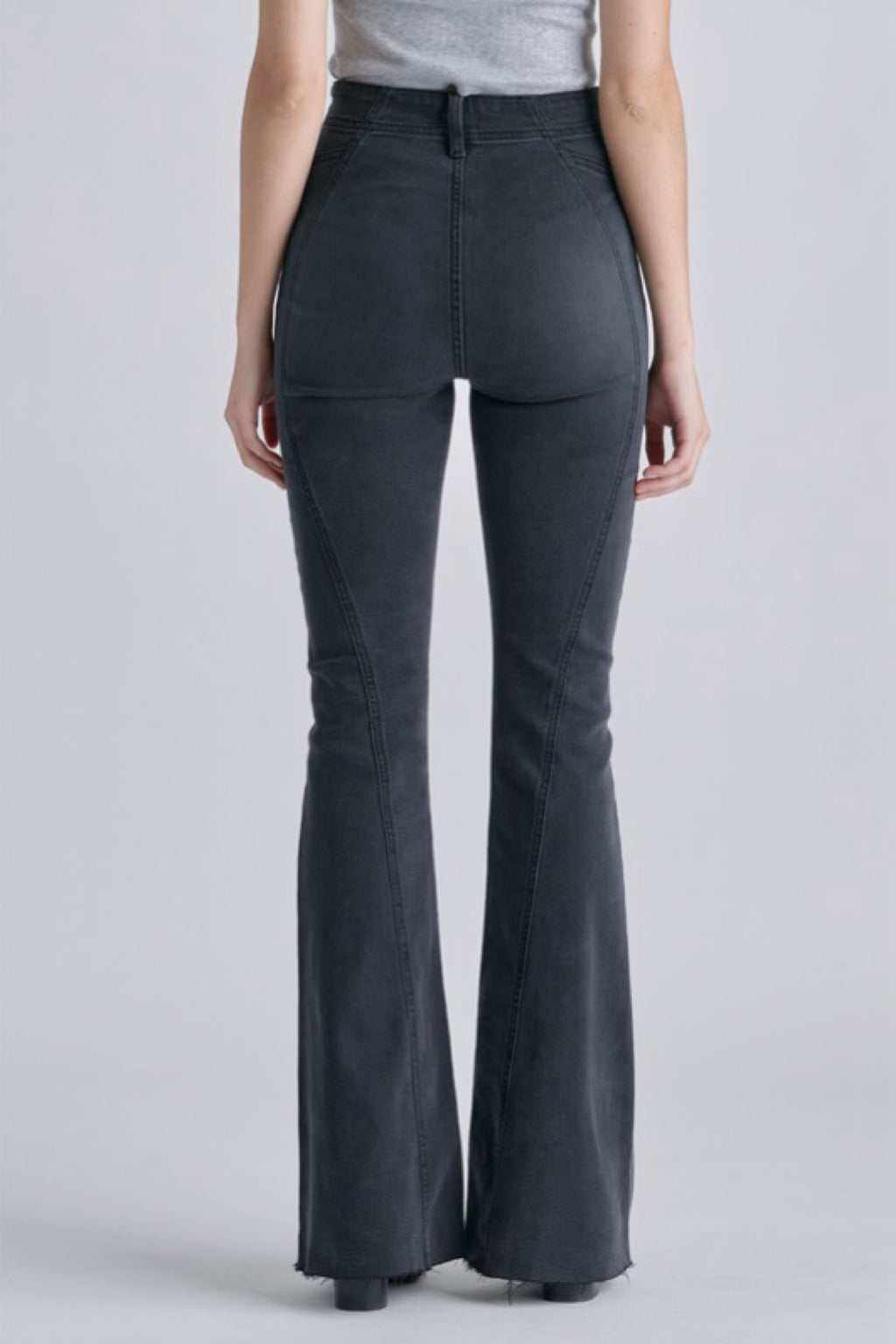 HIGH RISE FLARE DENIM
