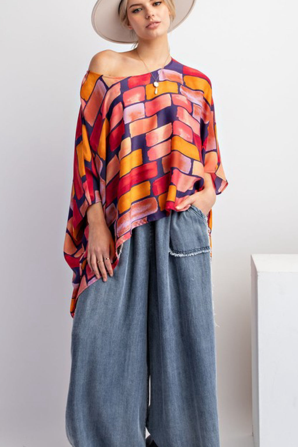 OVERSIZE WASHED PALAZZO PANTS