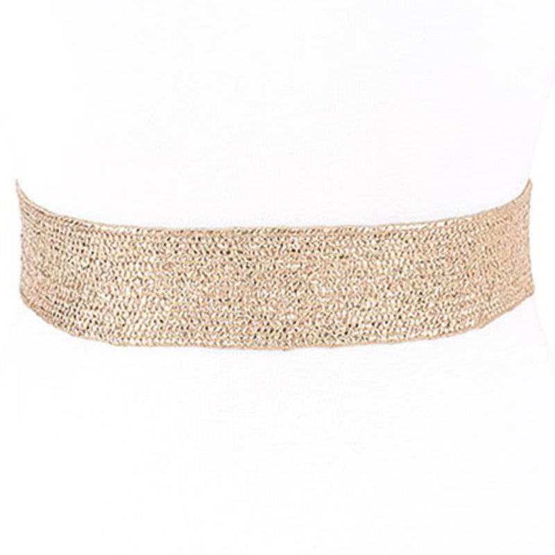 TWO ME STRAW STRETCH BELT