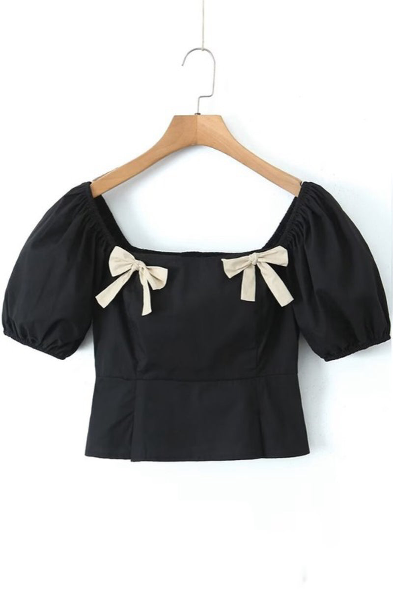 BELINDA BOW CROP TOP