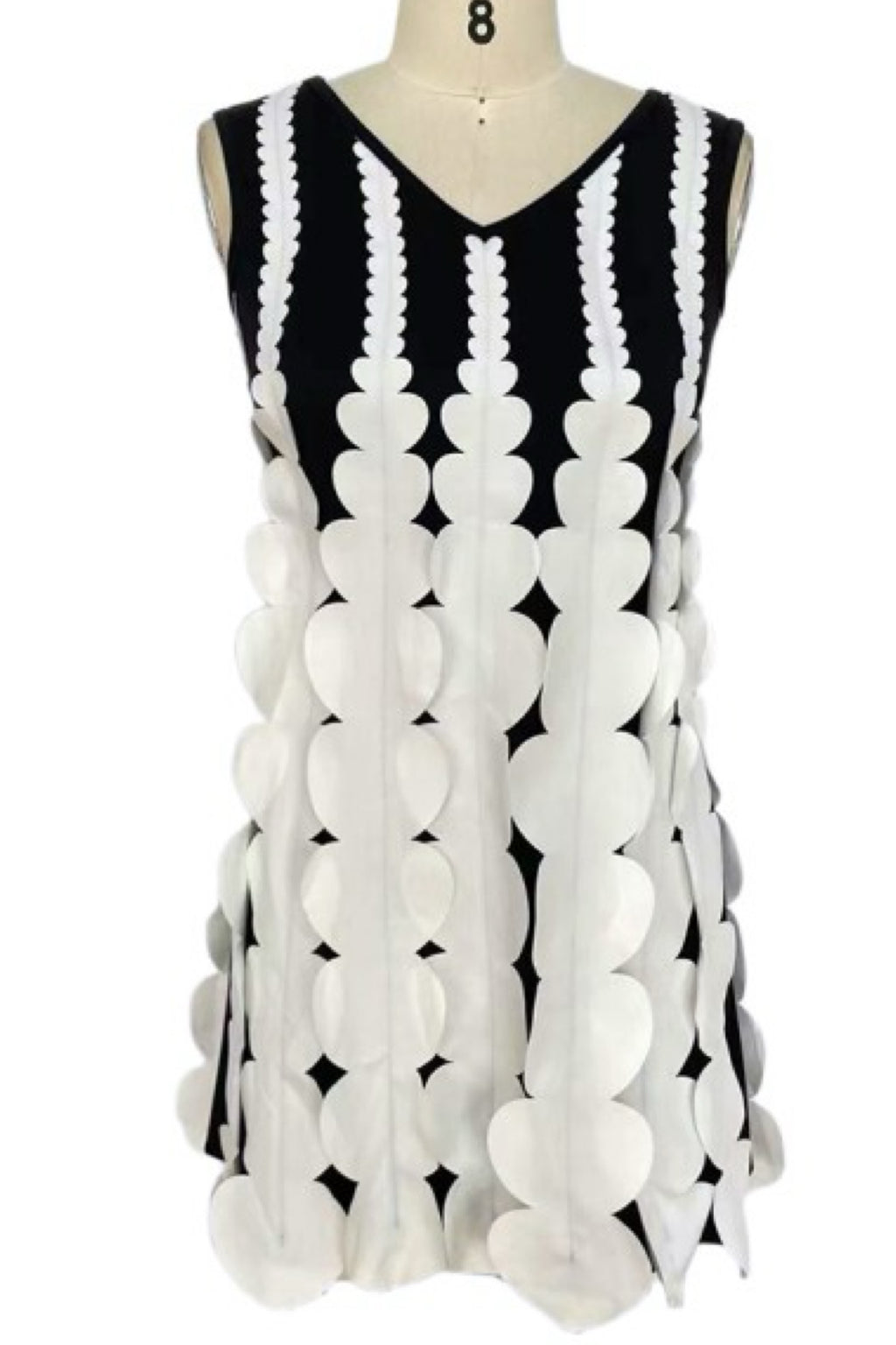 CIRCLES CONTRAST DRESS