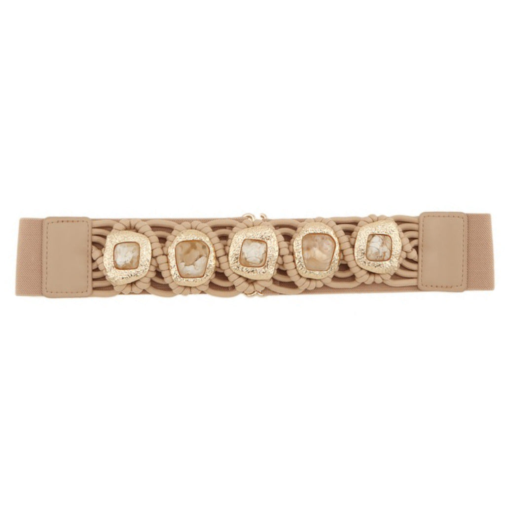 MARBLE ACCENT WOVEN BELT