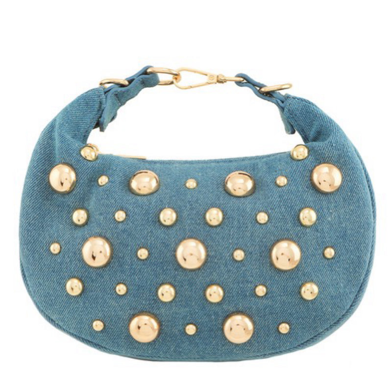 HALF MOON DENIM BAG